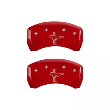 05-10 Mustang Caliper Covers Red