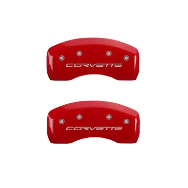 05-13 Corvette Caliper Covers Red