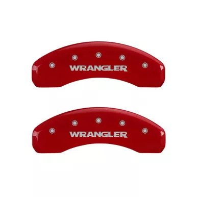 07- Wrangler Caliper Covers Red