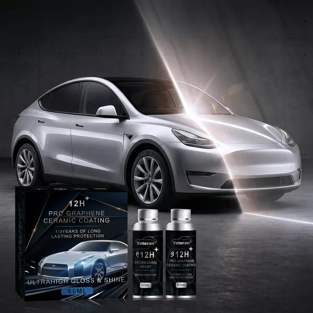 12H Graphene Ceramic Coating & Degreaser Kit | Mirror Shine & Hydrophobic