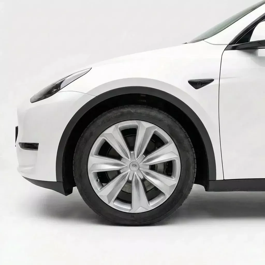 19” Gemini Wheel Covers for Model Y – Turbo Style Full Rim Protection | Tesery