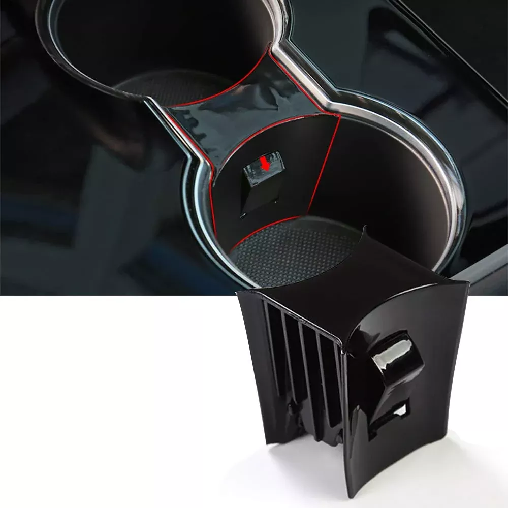 2020-2021 Upgraded Cup Holder Insert | Tesla Model 3 & Y