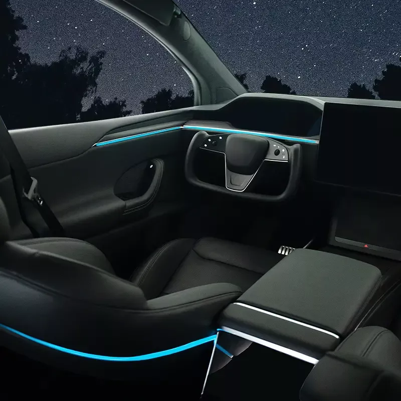 2022-2026 Tesla Model X Laser Engraved Ambient Strip Light