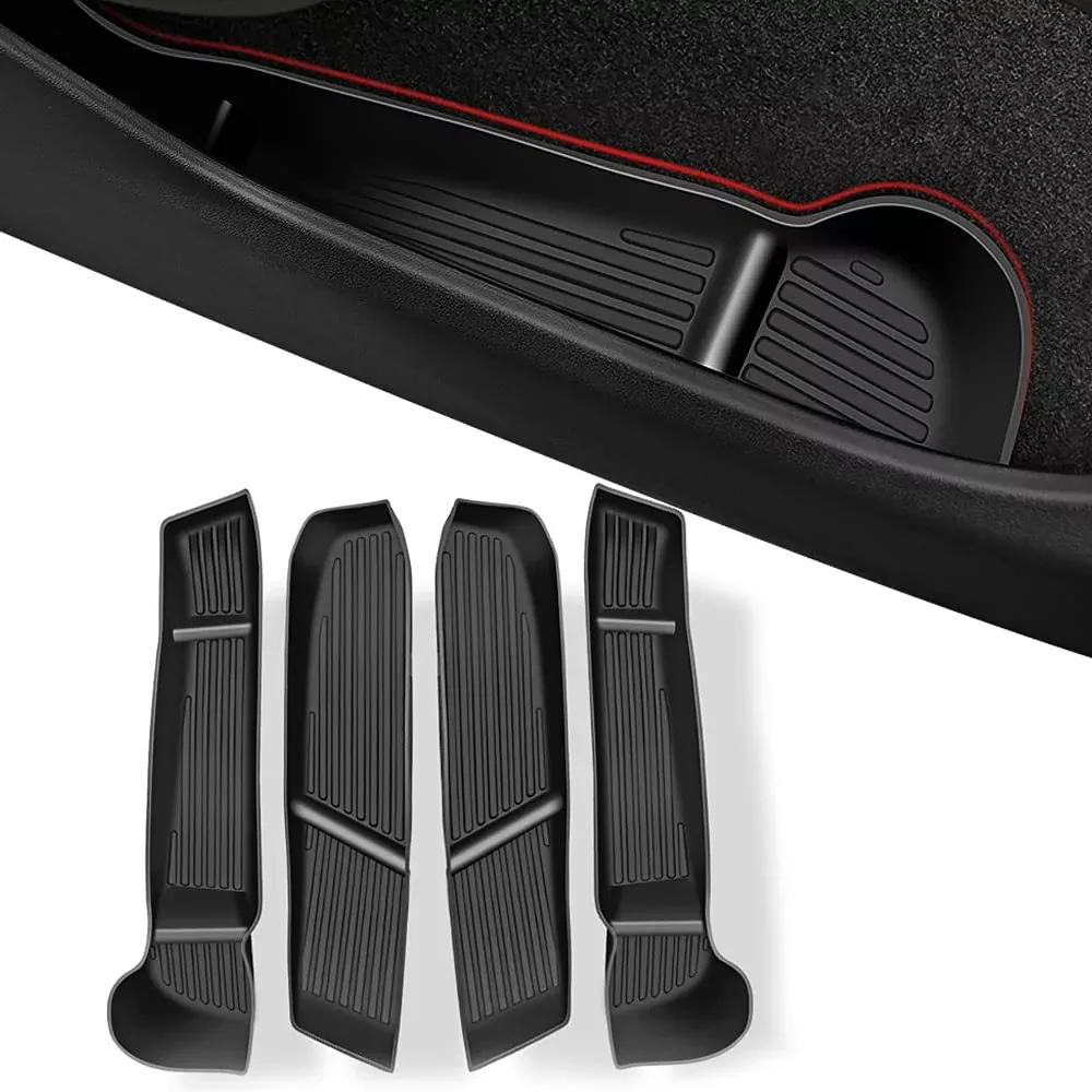 2023 Tesla Model Y Door Side Storage Box Door Handle Organizer | 2021-2023 Model Y (Front Door and Rear Door) Set of 4
