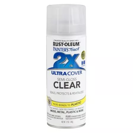 2X Ultra Cover Satin Clear Spray Can 340g
