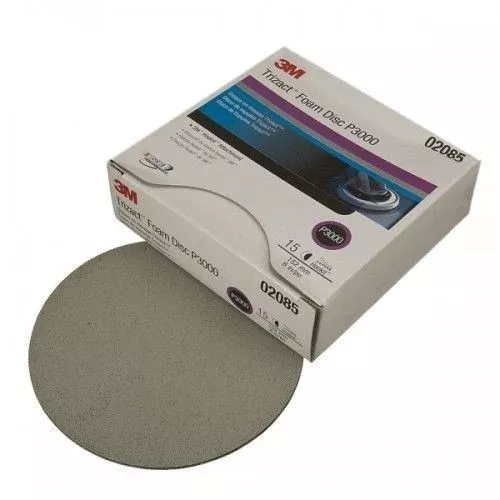 3M 02085 6" Trizact Hookit Foam - Box of 15 Discs