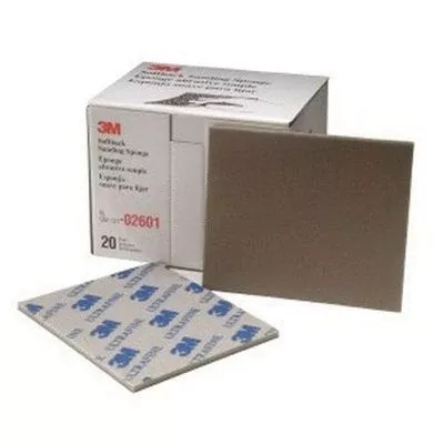 3M 02601 Flexible Sanding Sponge, 600 to 1000 Grit, Ultra Fine Grade