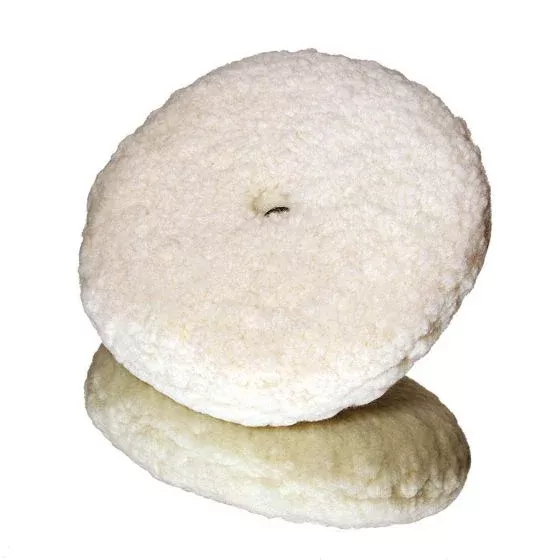 3M 05753 Double-Sided Compound Pad, 9 in Dia, Quick Connect Attachment, Wool Pad