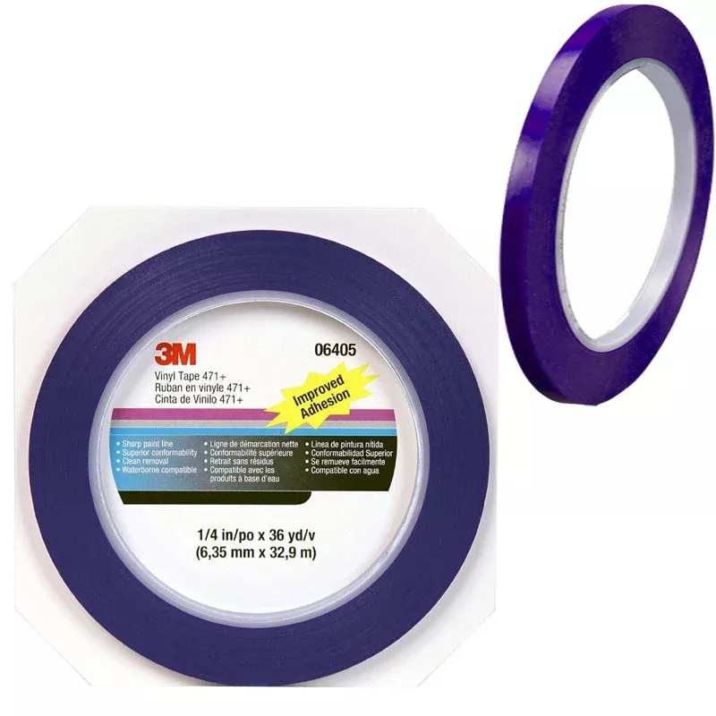 3M™ 06405Vinyl Tape 471+, 1/4 inch,