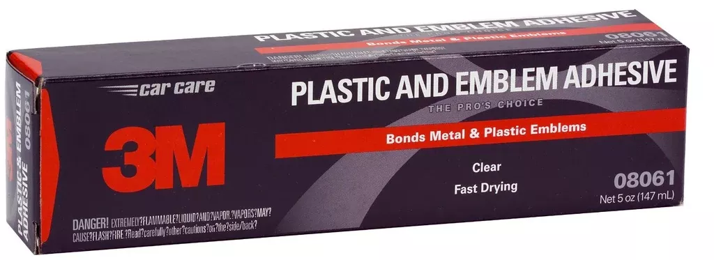 3M 08061 Plastic and Emblem Adhesive Tube – 5 oz.