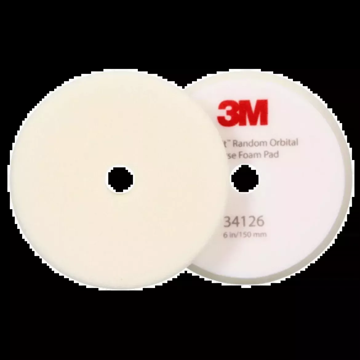 3M 34126 PERFECT-IT RANDOM ORBITAL FOAM COMPOUNDING PAD 150MM 2 PACK