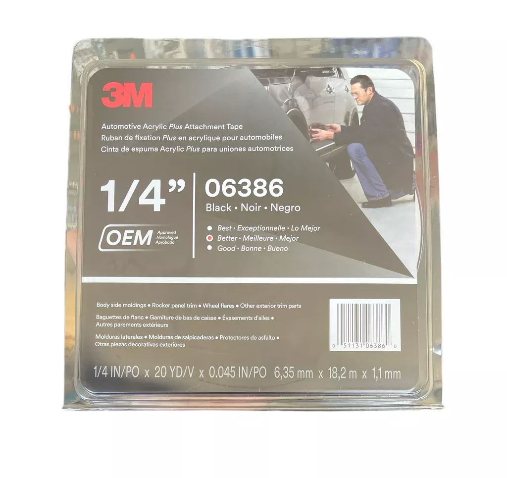 3M 6386 1/4″ Double Sided Automotive Attachment Tape