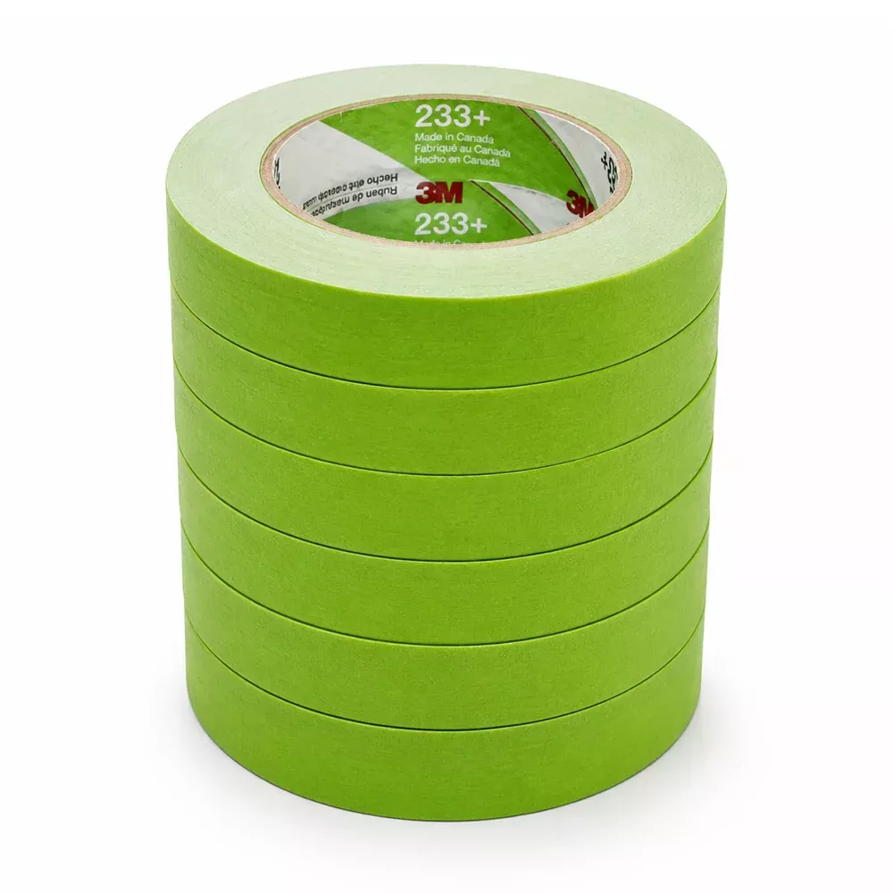 3M Performance Masking Tape 233+ Green 24mm x 55m 26336 6 Pack