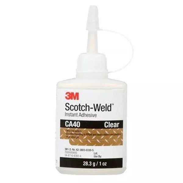 3M Scotch-Weld Instant Adhesive CA40 Super Glue Clear Fast Setting Panel Bonding