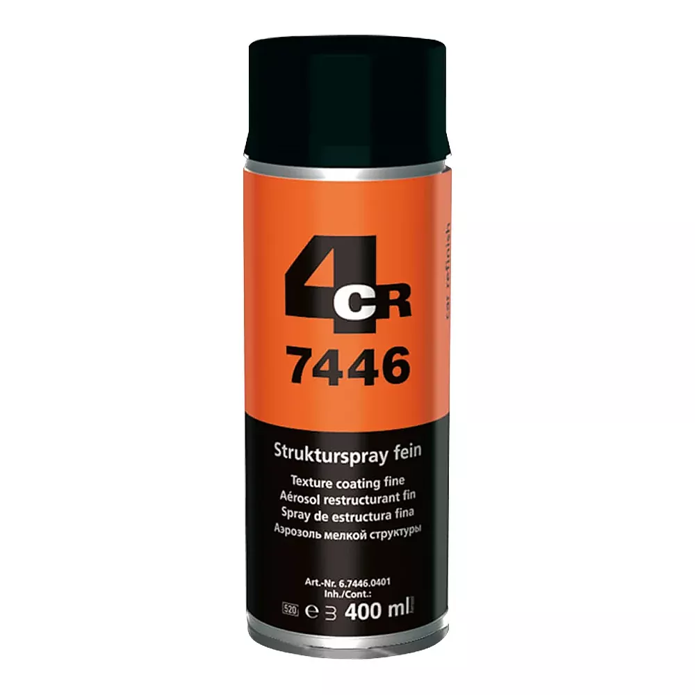 4CR 7446 Primerless Flexible Coarse Texture Coating 400ml Aerosol Transparent