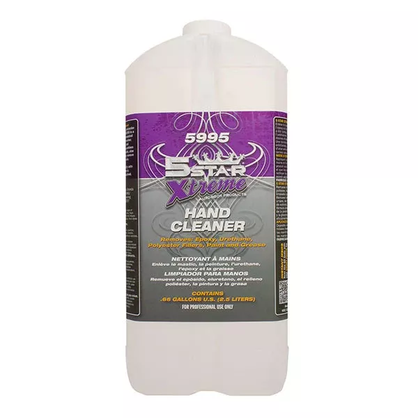 5 STAR XTREME 059952.5Liter Anti-Bacterial Hand Cleaner,