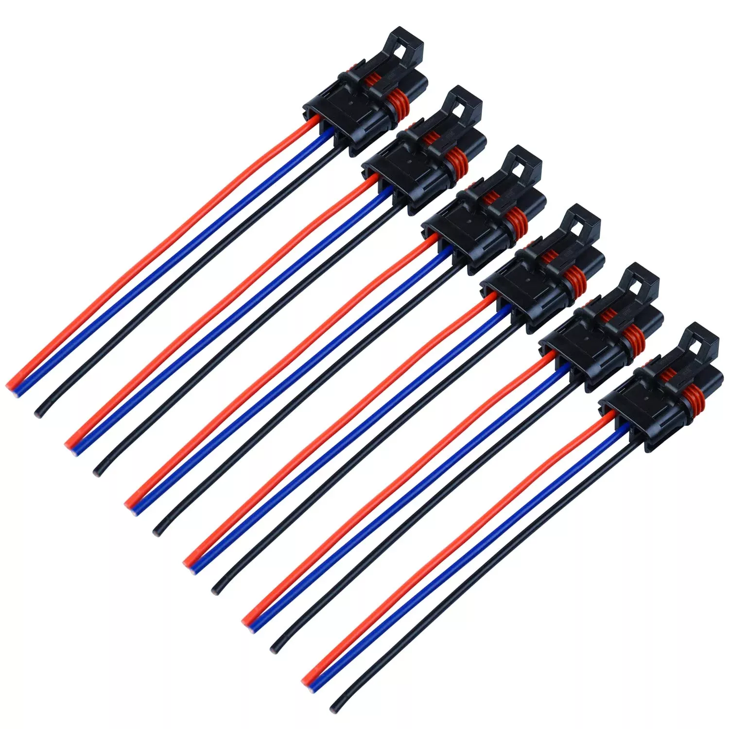 6 Pulse Power Plug Pigtail Connector Compatible With 2018 2019 2020 2021 Polaris Ranger Xp 1000 / Rzr Rs1 General Bus Bar Harness Pigtail Connectors