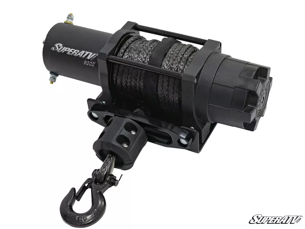 6000 LB. UTV/ATV WINCH (WITH WIRELESS REMOTE & SYNTHETIC ROPE)