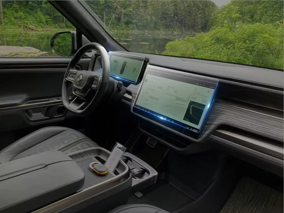 9H Hardess Shock Resistant Screen Protector (Dashboard + Center Display) | Rivian R1T R1S