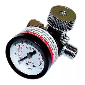 AES 882 Air Regulator w/Gauge