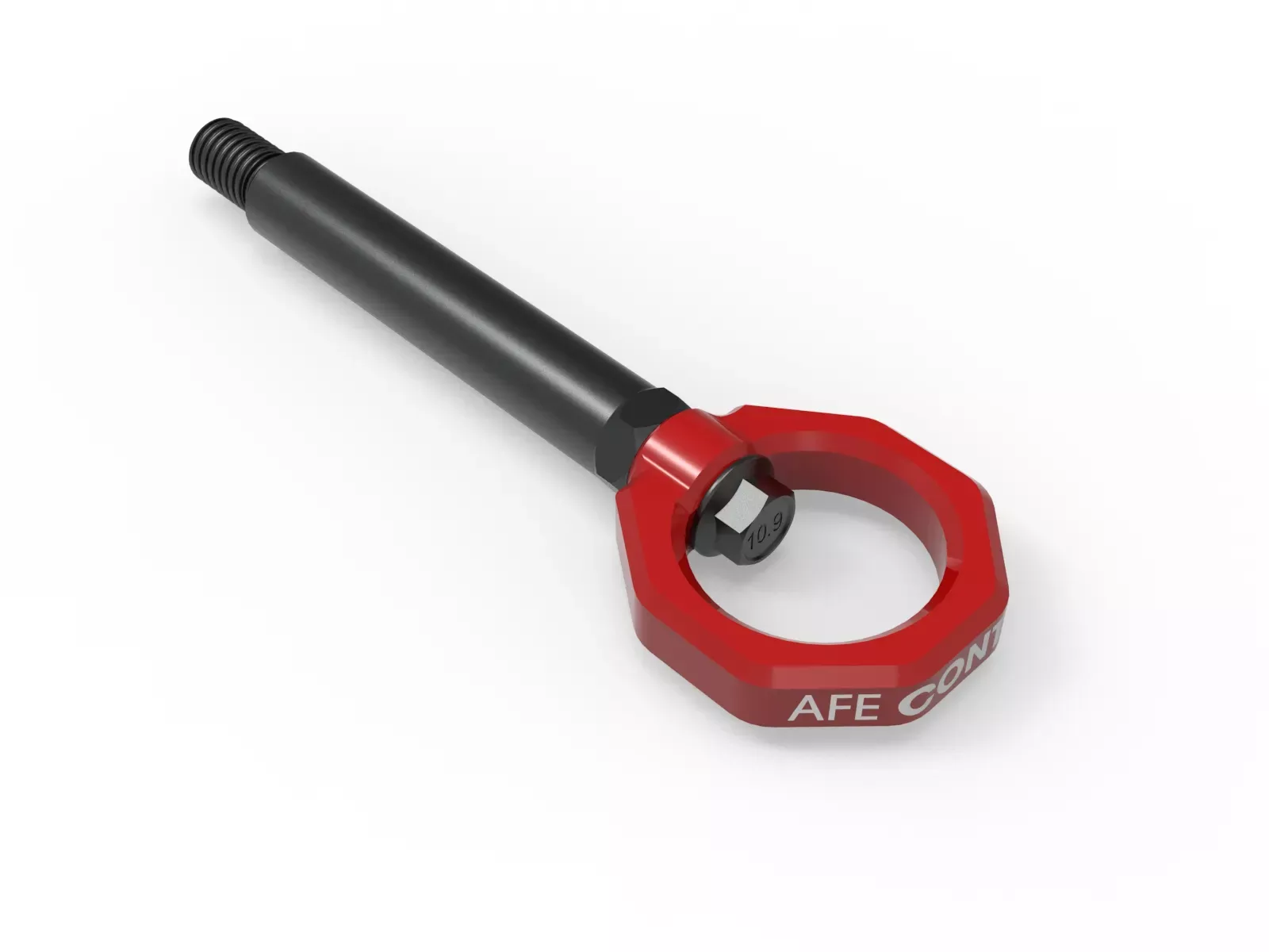 aFe CONTROL Front / Rear Tow Hook – Red