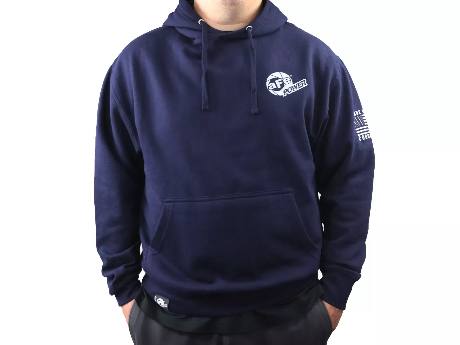 aFe POWER Hoodie Navy Blue S