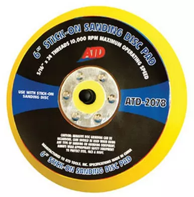 ATD 2078 6" Stick-on Sanding PSA Disc Pad
