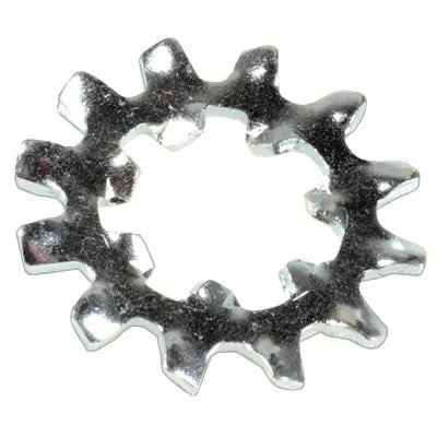 Au-ve-co 17021 Internal/External Combination Lock Washer, 5/16 in Trade, 7/8 in Dia, Zinc-Plated