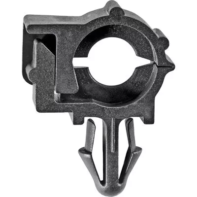 Au-ve-co 19795 Wire Loom Routing Clip, 1/4 x 3/8 in Conduit/Cable, Nylon, Black