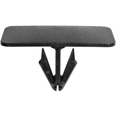 Au-ve-co 20808 Rocker Panel Molding Clip, Nylon, Black