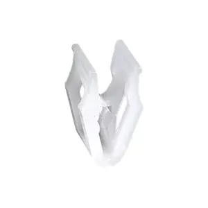 Au-ve-co 22161 Molding Clip, Nylon, White