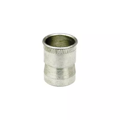 Au-ve-co NUTSERT 10286 Nut Insert, 5/16-24 Thread, 0.03 in Thick Material, 0.305 in L, Mild Steel, Tin-Plated