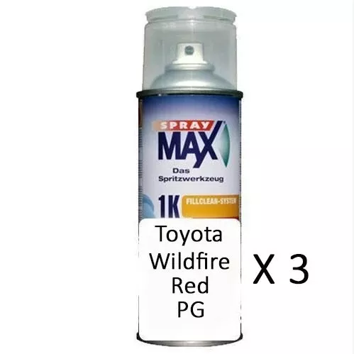 Auto Car Touch Up Can for Toyota Wildfire Red PG x 3