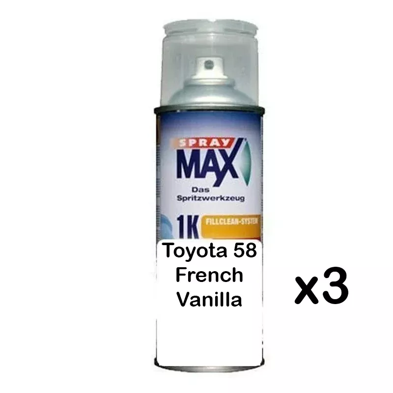 Auto Touch Up Can for Toyota58 French Vanilla x 3