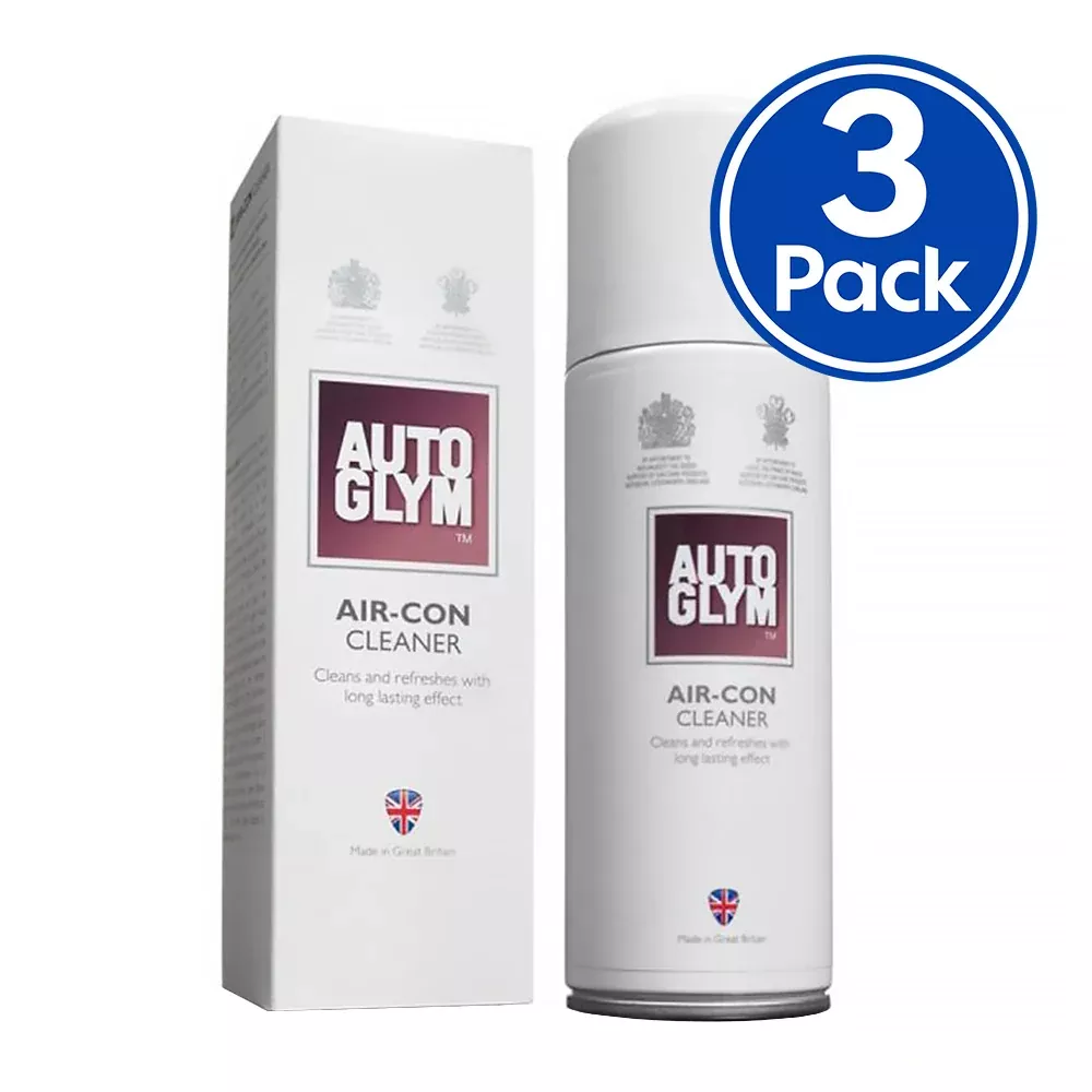 AUTOGLYM Air Con Cleaner 98g Long Lasting Refresh x 3 Pack