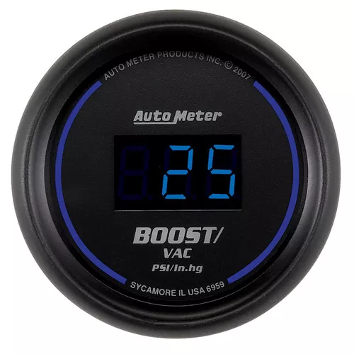 AutoMeter 6959 Cobalt Digital Boost/Vacuum Gauge