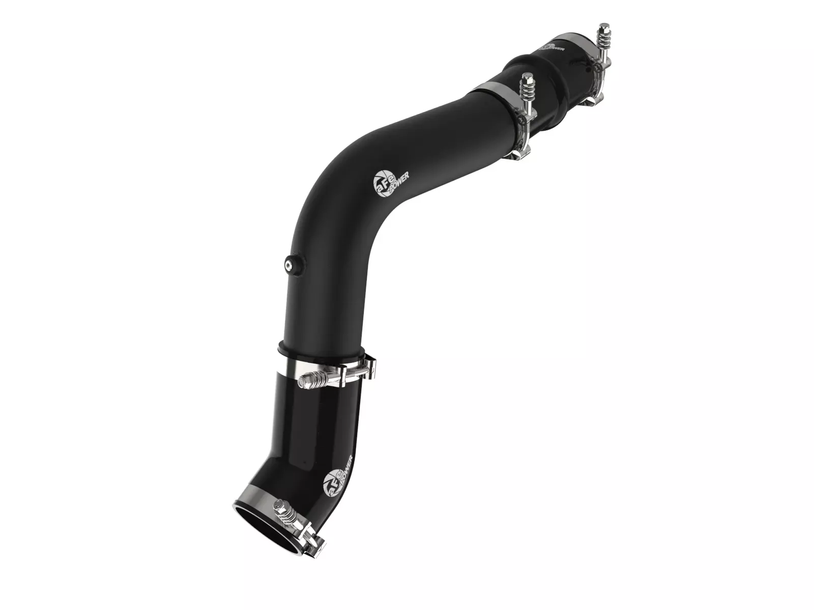 BladeRunner 3 IN Aluminum Hot Charge Pipe Black