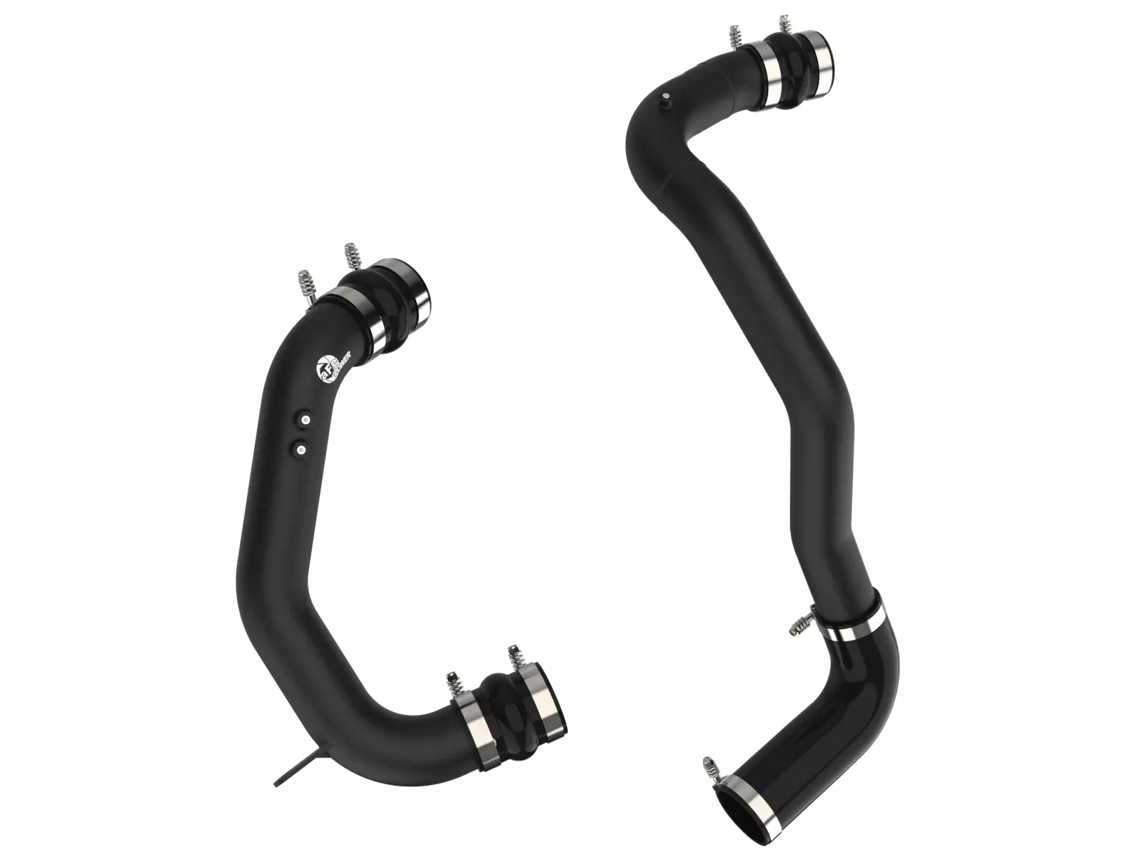 BladeRunner Aluminum Hot and Cold Charge Pipe Kit Black