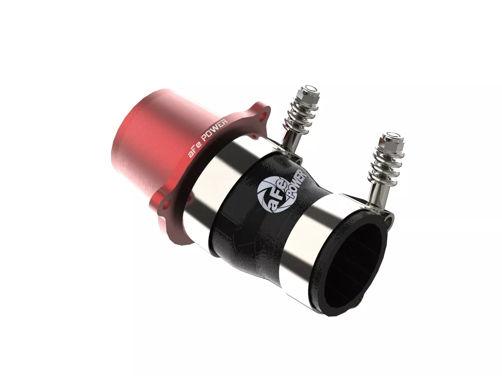BladeRunner Turbo Muffler Delete for OE Charge Pipe Red