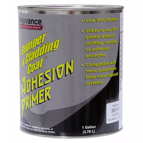 Bumper and Cladding Coat Adhesion Primer Low VOC Light Gray Gallon