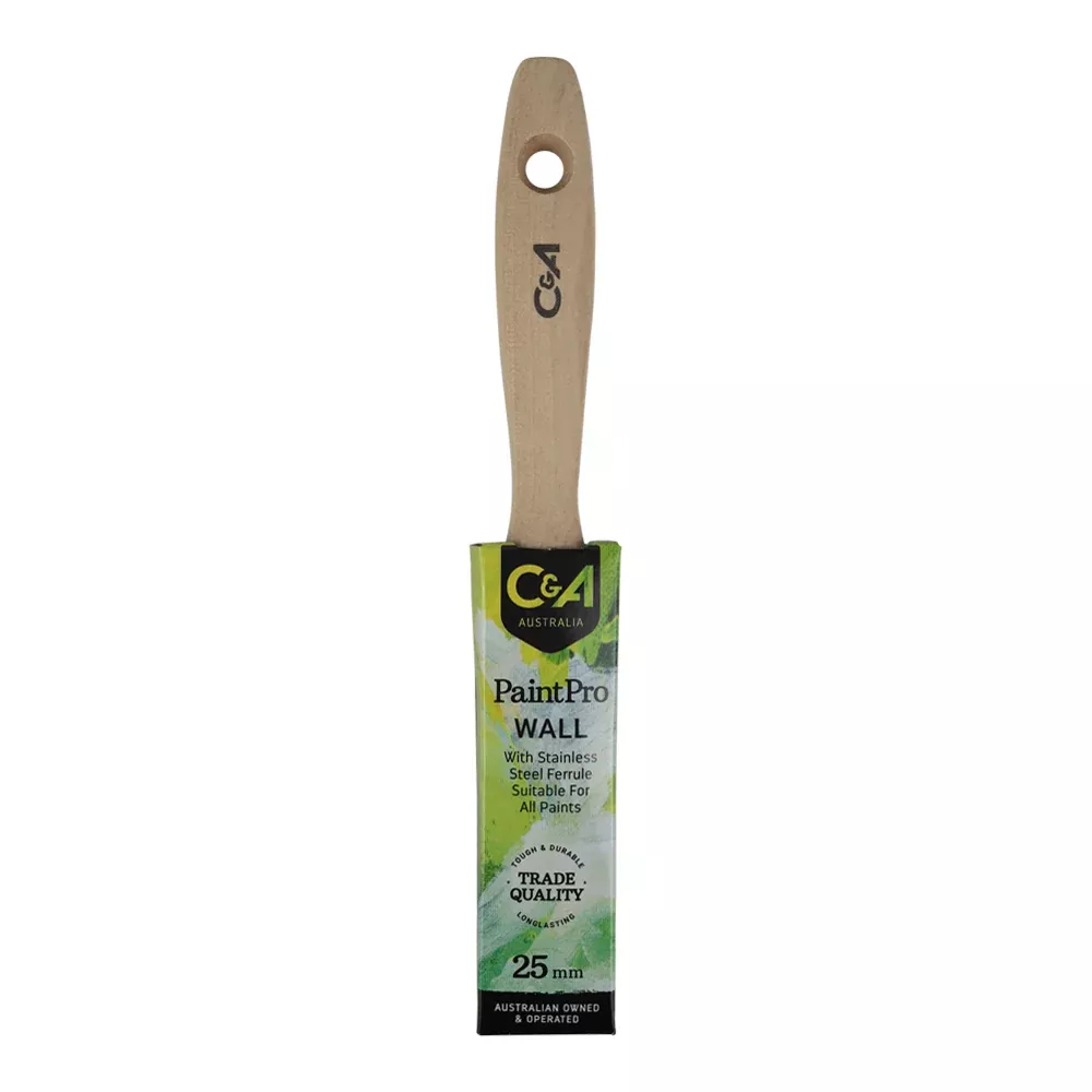 C&A Brushware PaintPro Wall Brush 25mm Trade Industrial Commercial