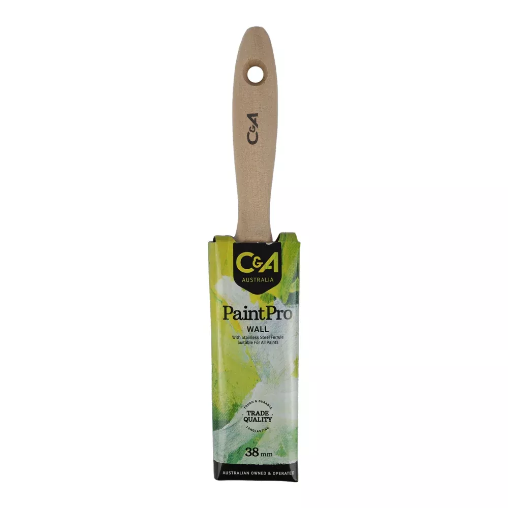 C&A Brushware PaintPro Wall Brush 38mm Trade Industrial Commercial