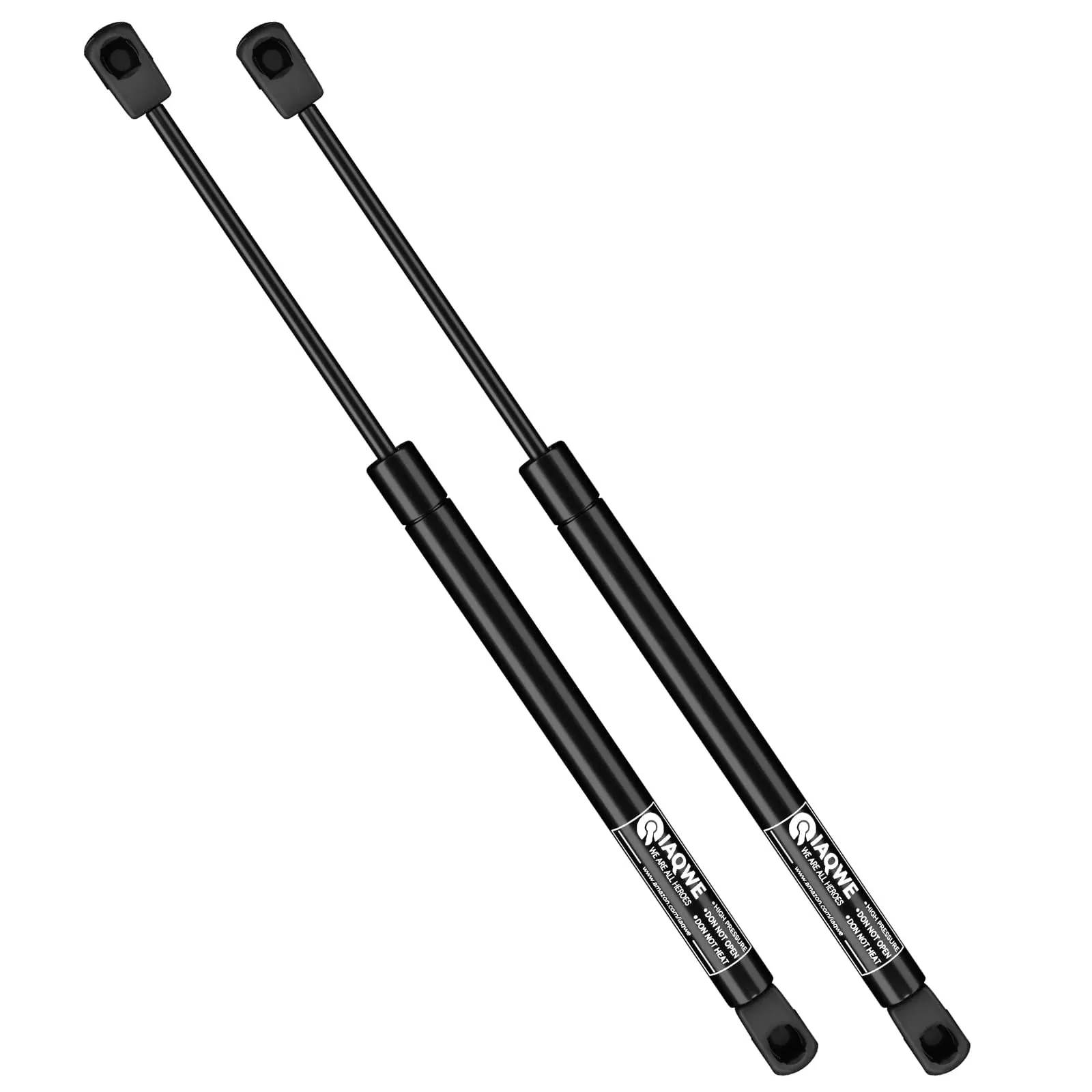 C16-08055 20 Inch 120Lbs/553N Gas Shock Struts Spring Lift Support For Heavy-Duty Are Leer Truck Bed Tonneau Cover Rv Queen Bed Trash Can Lid Lift Floor Hatch Trap Door 2Pcs By Iaqwe