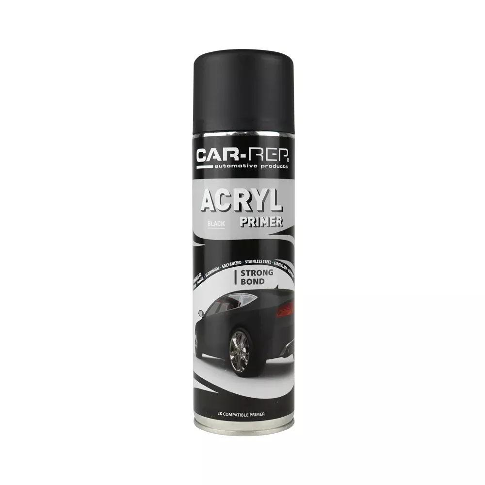 CAR-REP Acrylic Automotive Primer 500ml Black