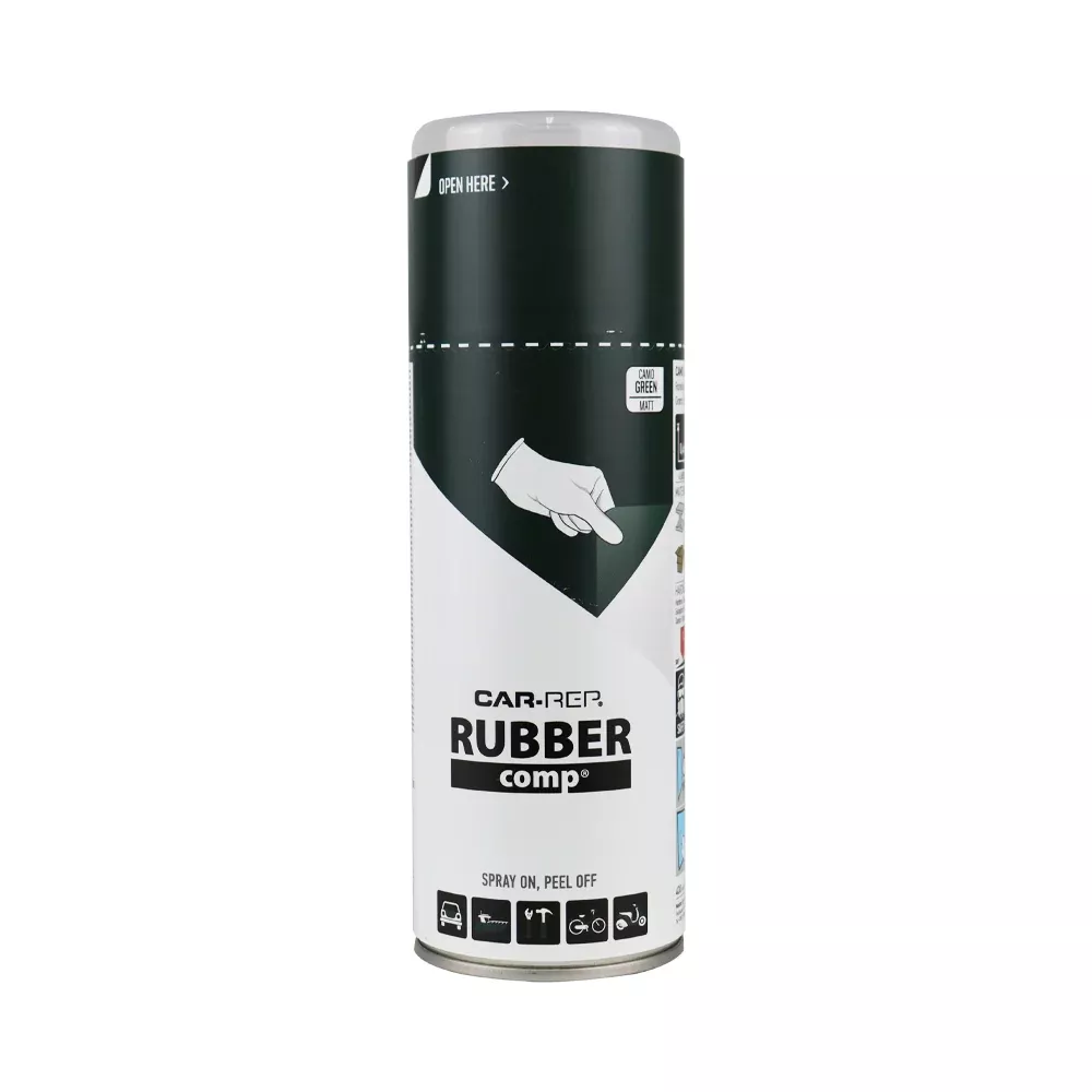 CAR-REP Rubber Comp Removable Plasti Dip Paint 400ml Matte Camo Green