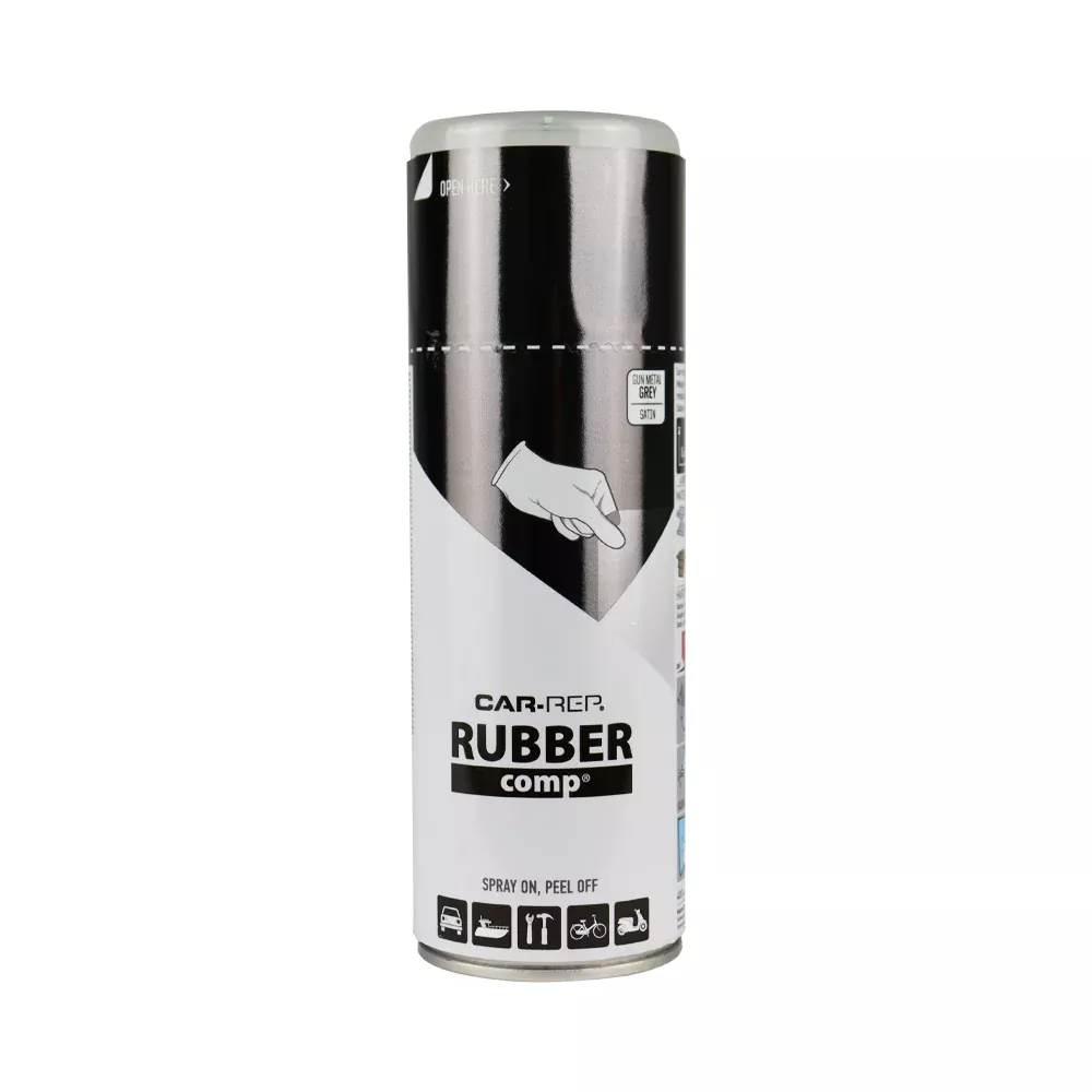 CAR-REP Rubber Comp Removable Plasti Dip Paint 400ml Satin Gun Metal Grey