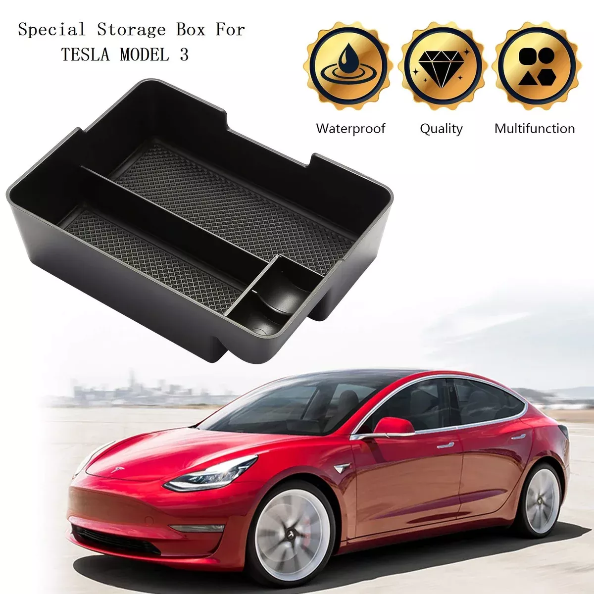 Center Console Armrest Storage| Tesla Model 3 2018-2020
