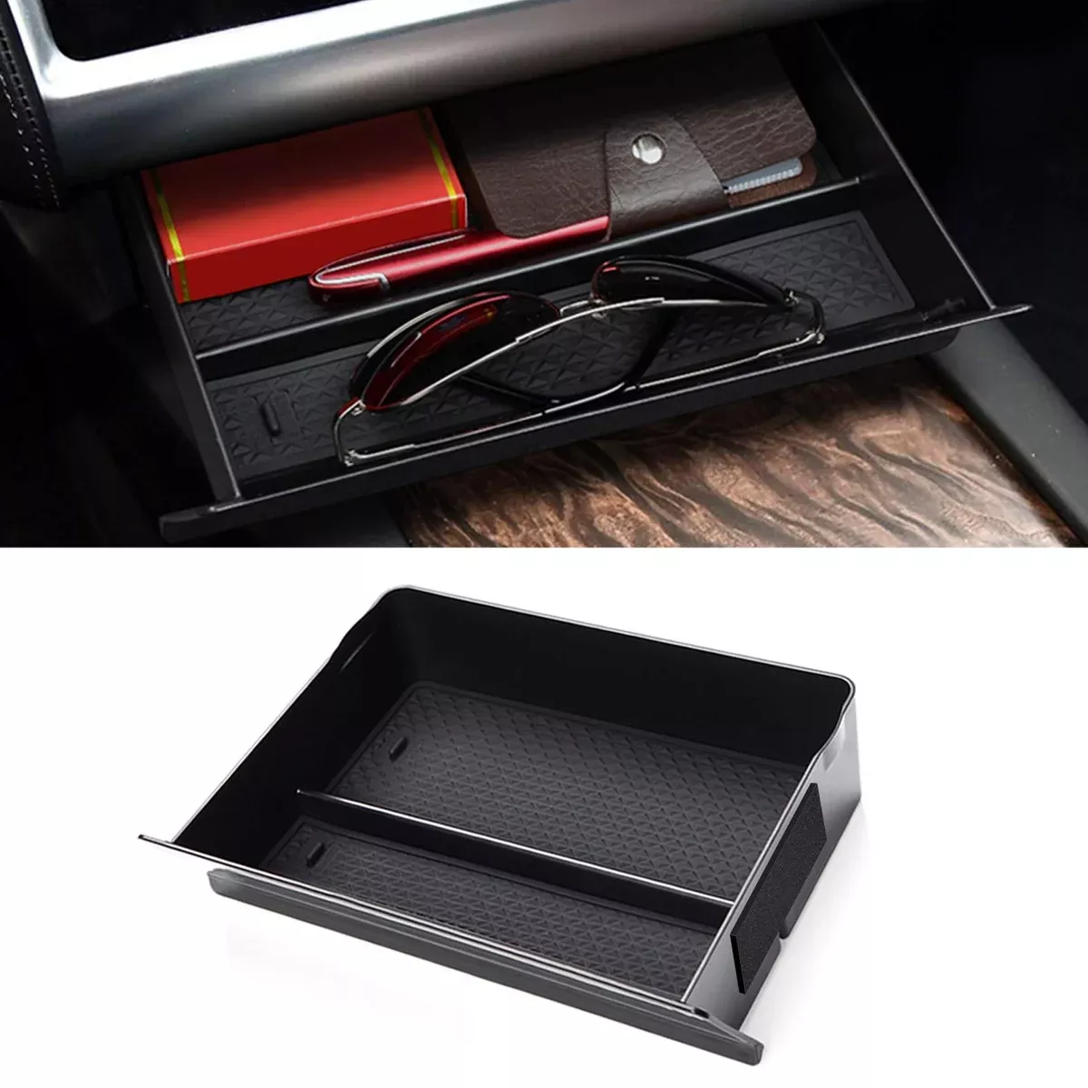 Center Console Organizer Storage Drawer | Tesla Model S & X (2012-2021)