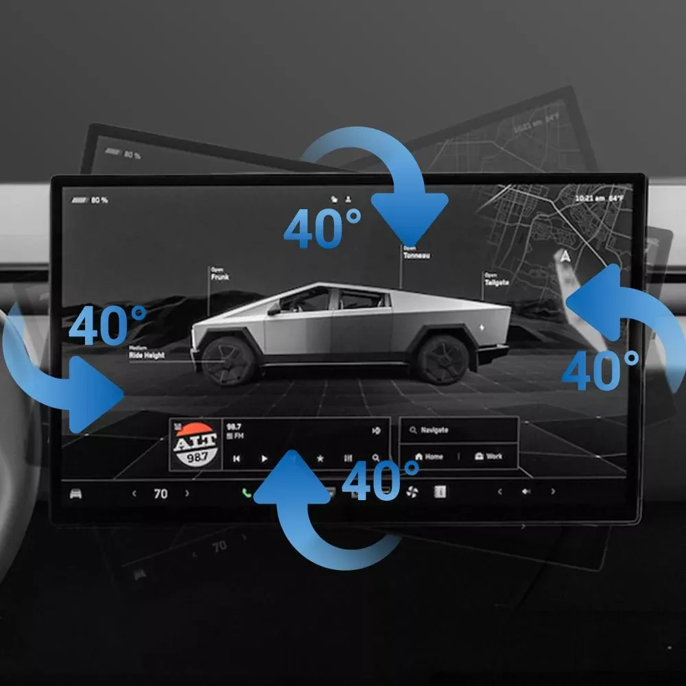 Center Screen Swivel Rotating Mount Kit for Cybertruck | TESERY