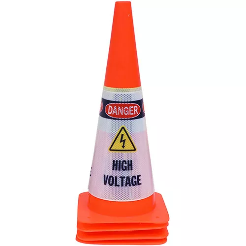 Cone Collars “Danger – High Voltage”